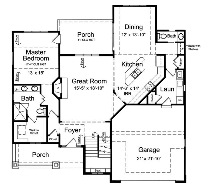 Cape Cod House Plan - 4 Bedrms, 2.5 Baths - 2167 Sq Ft - #169-1100