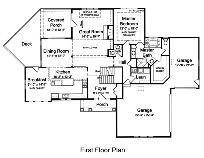 Craftsman House Plan - 4 Bedrms, 3.5 Baths - 2702 Sq Ft - #169-1102