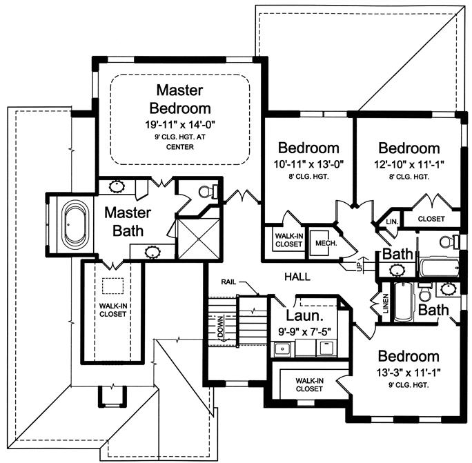 Luxury House Plan 1691120 4 Bedrm, 3287 Sq Ft Home