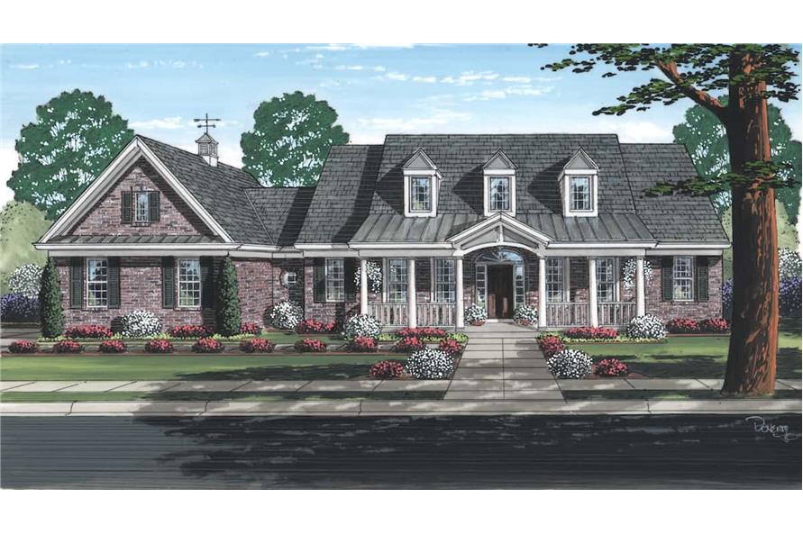 3-Bedroom, 2041 Sq Ft Country House - Plan #169-1186 - Front Exterior