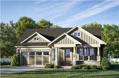 3-Bedroom, 2393 Sq Ft Bungalow Home Plan - 169-1200 - Main Exterior