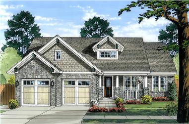 4-Bedroom, 1893 Sq Ft Farmhouse Home Plan - 169-1201 - Main Exterior