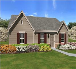 A Frame House Plan - 0 Bedrms, 1 Baths - 734 Sq Ft - #170-1100