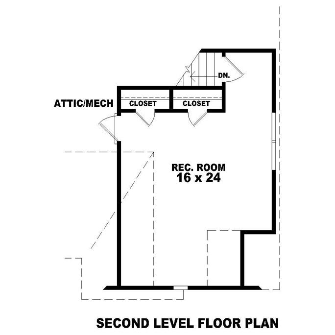 Cape Cod House Plan - 3 Bedrms, 2 Baths - 1822 Sq Ft - #170-1562