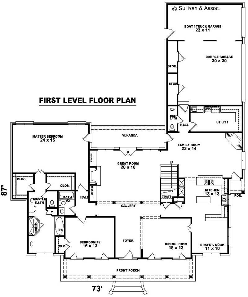 Country Farmhouse Home With 4 Bedrooms 4280 Sq Ft House Plan 170 1890 ThePlanCollection