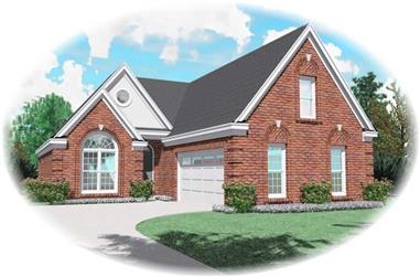 3-Bedroom, 2243 Sq Ft Traditional House Plan - 170-1919 - Front Exterior