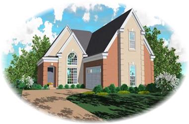 3-Bedroom, 2223 Sq Ft Traditional House Plan - 170-1920 - Front Exterior