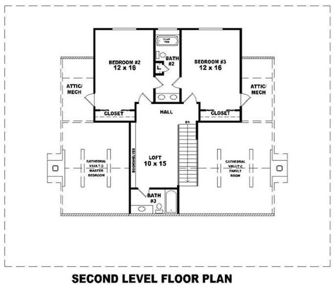 Country Home Plan - 3 Bedrms, 3 Baths - 2400 Sq Ft - #170-2152