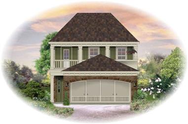 3-Bedroom, 1824 Sq Ft Traditional House Plan - 170-2272 - Front Exterior