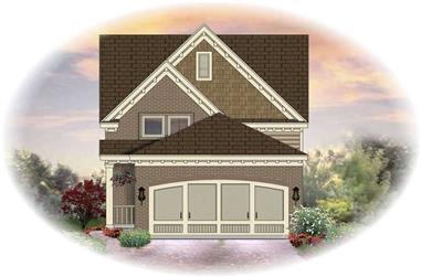 3-Bedroom, 1573 Sq Ft Small House Plans House Plan - 170-2346 - Front Exterior