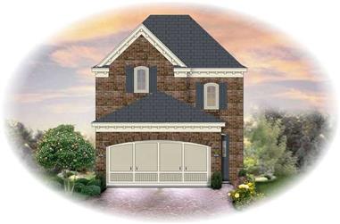 3-Bedroom, 1640 Sq Ft Small House Plans House Plan - 170-2417 - Front Exterior