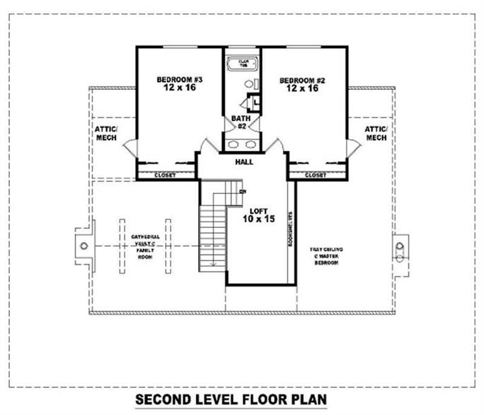 Country House Plan - 3 Bedrms, 2 Baths - 2200 Sq Ft - #170-2776