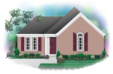 3-Bedroom, 1212 Sq Ft Small House Plans House Plan - 170-2939 - Front Exterior