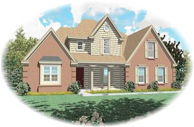 3-Bedroom, 2088 Sq Ft French House Plan - 170-3042 - Front Exterior