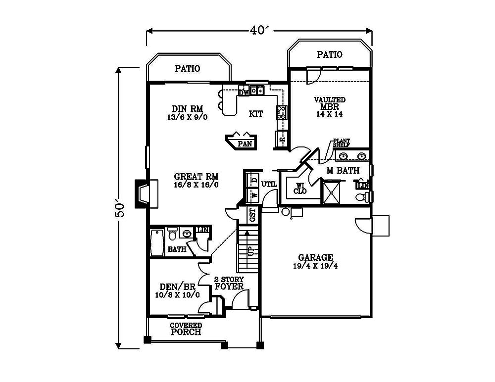 4 Bedrm, 1748 Sq Ft Craftsman House Plan #171-1295