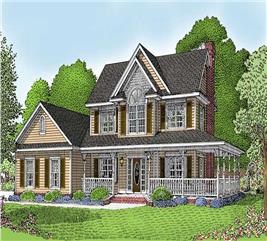 Country, Victorian, Farmhouse House Plan - Design #173-1011