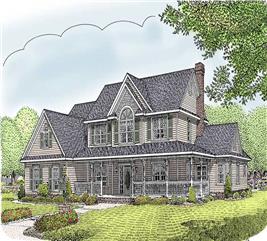 5 Bedrm, 2750 Sq Ft Country House Plan #173-1029