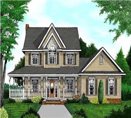 Country Home Plan - 4 Bedrms, 2.5 Baths - 1840 Sq Ft - #173-1015