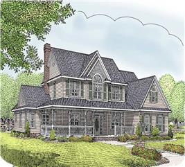 5 Bedrm, 2750 Sq Ft Country House Plan #173-1029