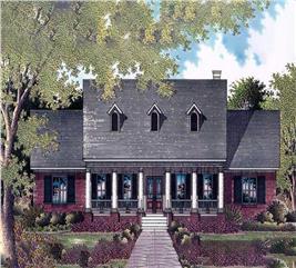 Cape Cod House Plan - 4 Bedrms, 3 Baths - 3084 Sq Ft - #174-1017