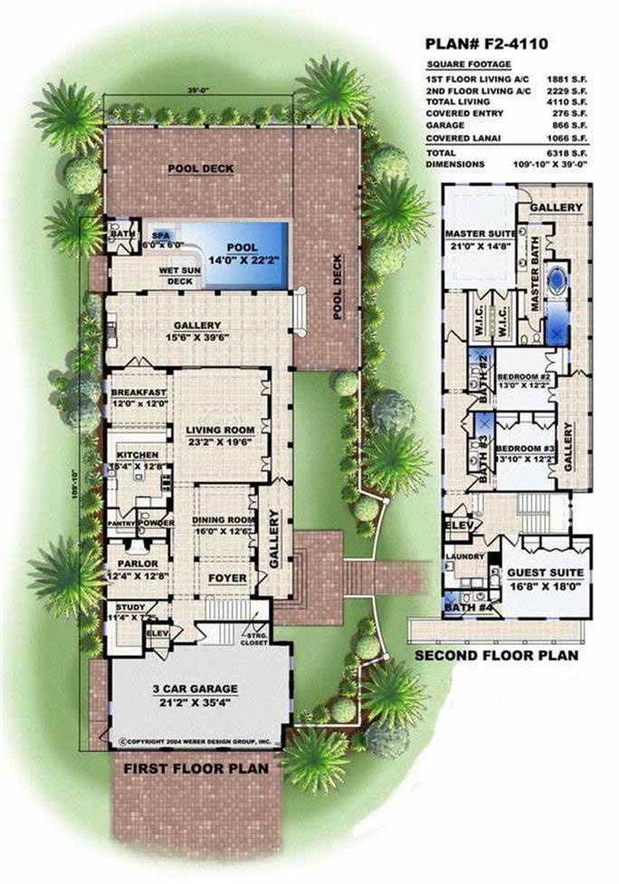 florida-style-in-law-suite-home-with-4-bedrooms-4110-sq-ft-house-plan-175-1054-tpc