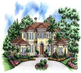 7 Bedrm, 9202 Sq Ft Mediterranean House Plan #175-1186