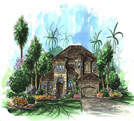 Mediterranean House Plan #177-1043: 3 Bedrm, 3952 Sq Ft Home ...