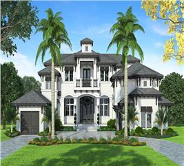 4 Bedrm, 6707 Sq Ft Mediterranean House Plan #175-1245