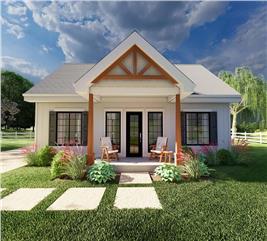 Tiny House Plan - 2 Bedrms, 1 Baths - 796 Sq Ft - #177-1027