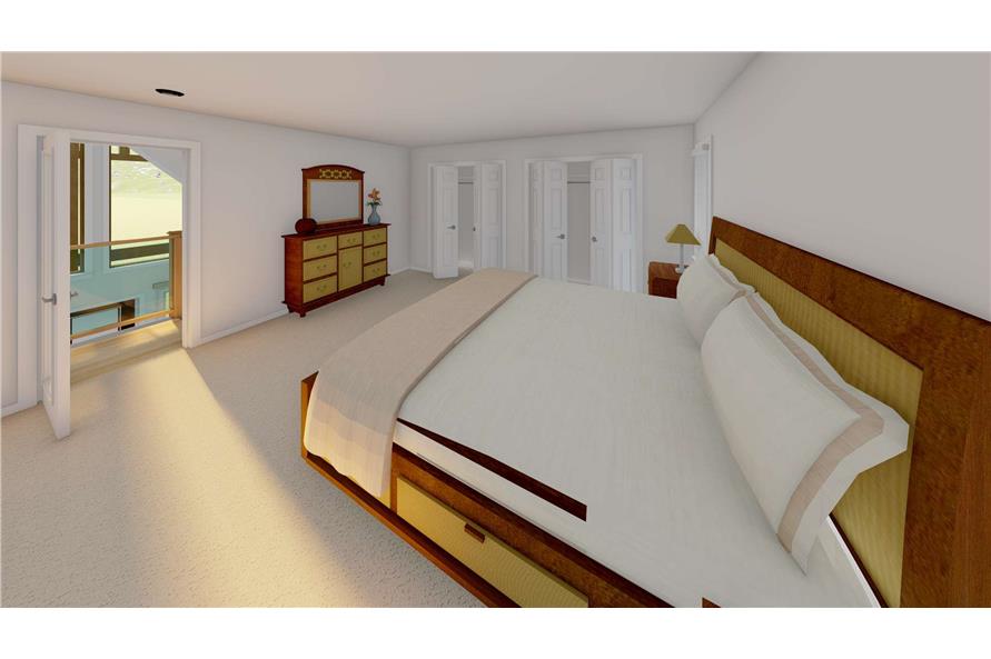 Master Bedroom of this 2-Bedroom,1252 Sq Ft Plan -177-1067