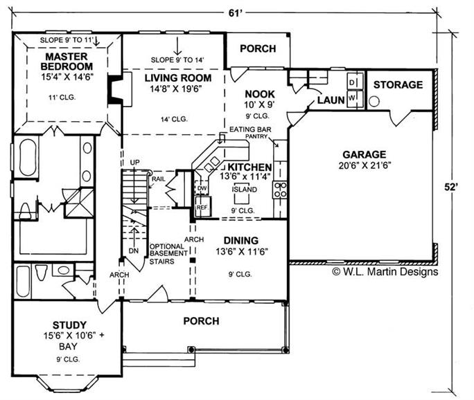 Traditional, Country House Plans - Home Design Woodford # 5384