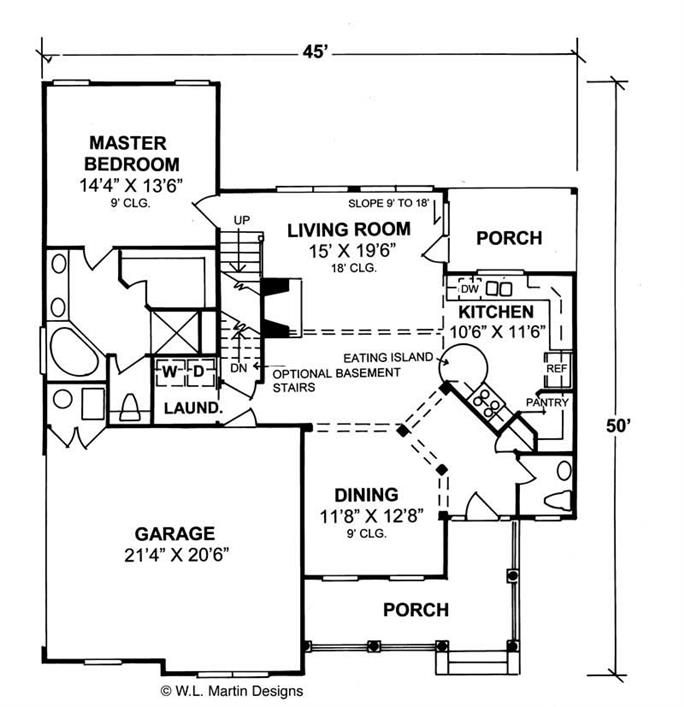 Country House Plan - 3 Bedrms, 2.5 Baths - 1664 Sq Ft - #178-1094