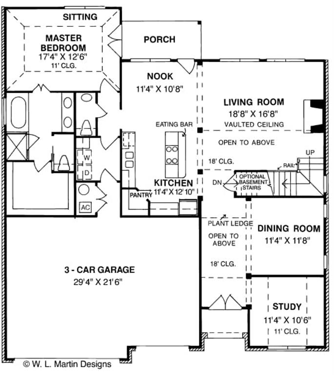 Traditional Home Plan - 4 Bedrms, 2.5 Baths - 2575 Sq Ft - #178-1121