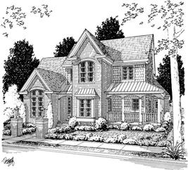 Traditional, Country House Plans - Home Design Deerfield # 5430