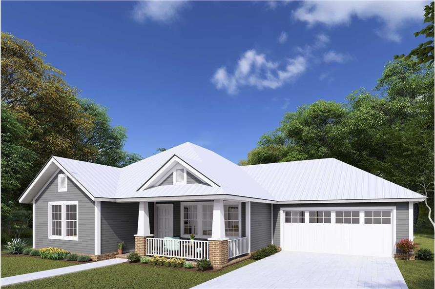 Right Side View of this 3-Bedroom,1271 Sq Ft Plan -178-1145