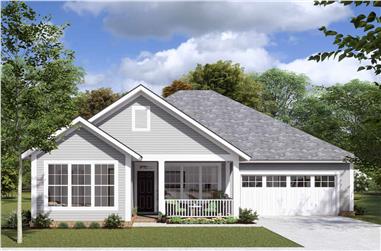 4-Bedroom, 1679 Sq Ft Craftsman House Plan - 178-1228 - Front Exterior