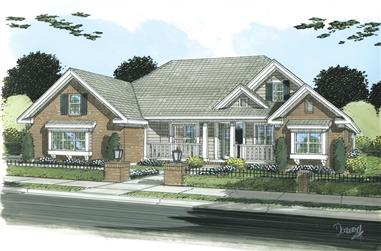 4-Bedroom, 2550 Sq Ft Ranch Home Plan - 178-1252 - Main Exterior