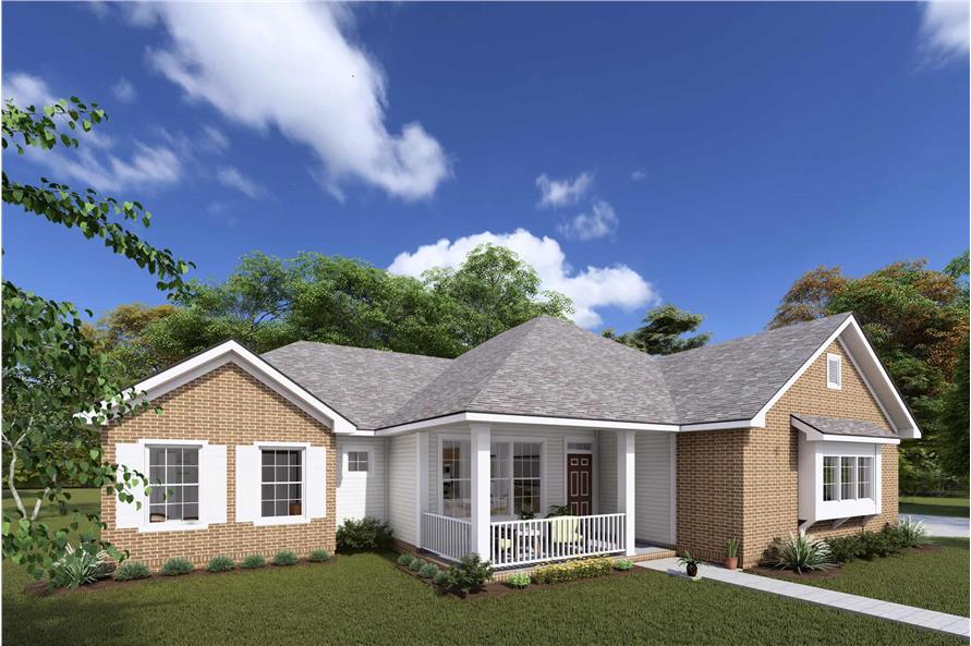 Left Side View of this 4-Bedroom,1682 Sq Ft Plan -178-1314