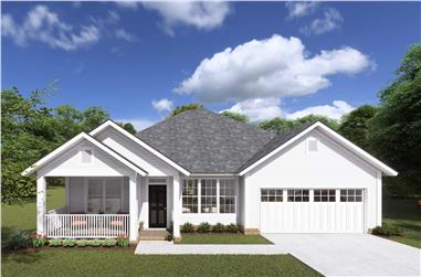 3-Bedroom, 1748 Sq Ft Cottage Home Plan - 178-1340 - Main Exterior