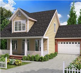 Contemporary Home Plan - 4 Bedrms, 3 Baths - 1872 Sq Ft - #120-2721