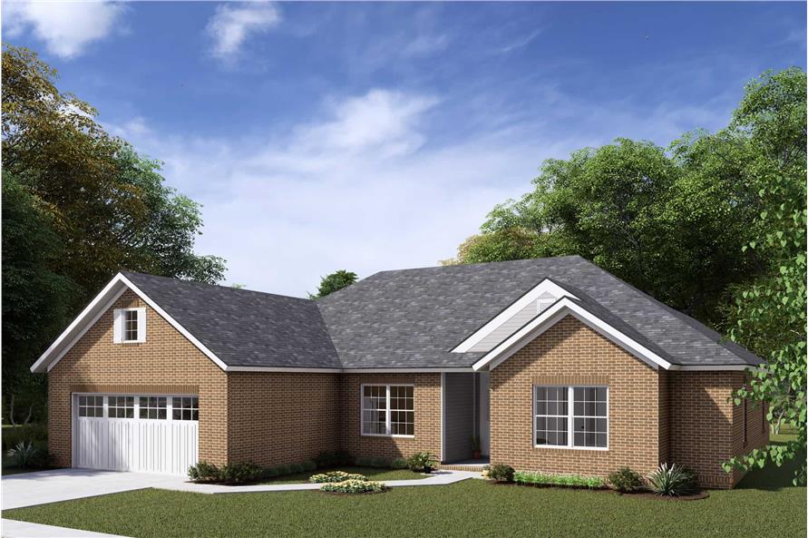 Front View of this 5-Bedroom,1831 Sq Ft Plan -178-1350