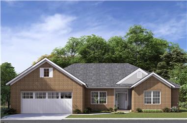 5-Bedroom, 1831 Sq Ft Craftsman Home Plan - 178-1350 - Main Exterior