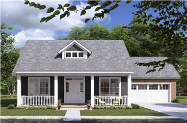 3-Bedroom, 1717 Sq Ft Craftsman Home Plan - 178-1353 - Main Exterior