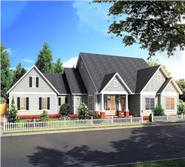 Cottage Home Plan - 4 Bedrms, 3.5 Baths - 2487 Sq Ft - #178-1376