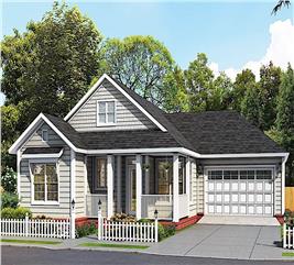 Ranch Farmhouse - 3 Bedrms, 2 Baths - 1558 Sq Ft - Plan #178-1392