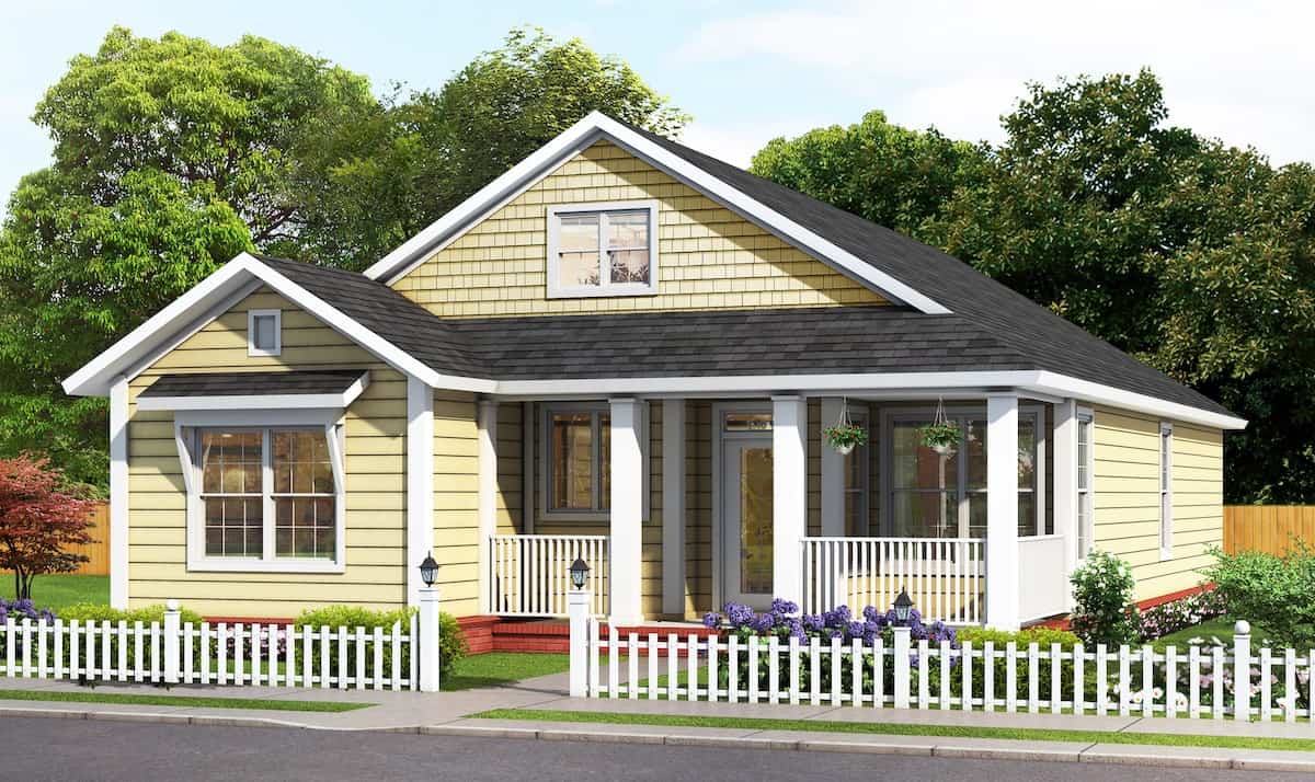 Cottage Style Ranch 3 Bedrms 2 Baths 1558 Sq Ft Plan 178 1393