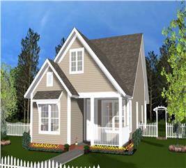 Cottage Farmhouse Home Plan - 3 Bed, 2 Bath - 1772 Sq Ft - #178-1406