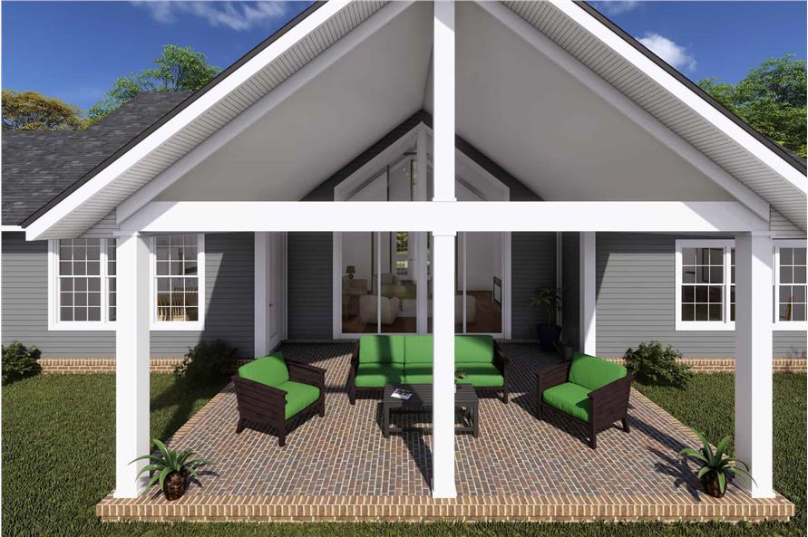 Porch of this 4-Bedroom,2693 Sq Ft Plan -178-1418