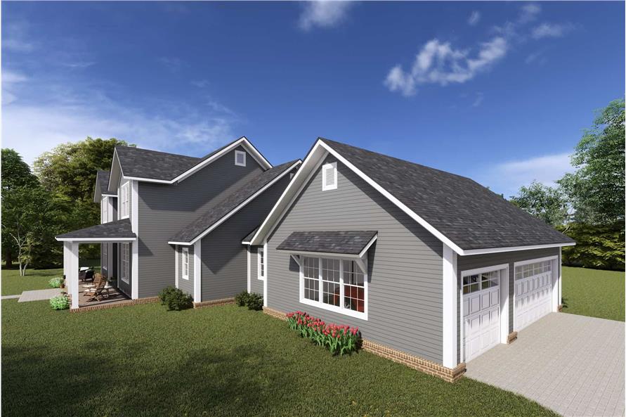 Right Side View of this 4-Bedroom,2693 Sq Ft Plan -178-1418