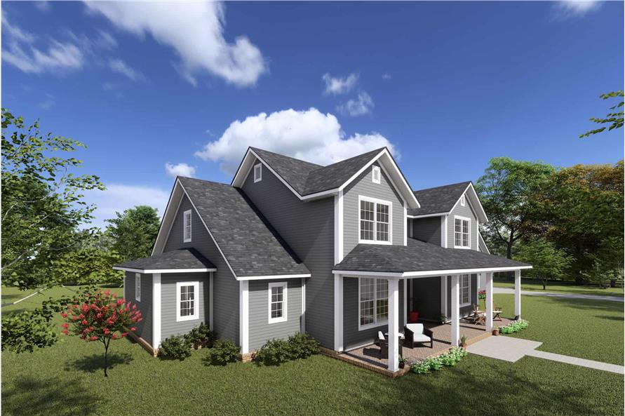 Left Side View of this 4-Bedroom,2693 Sq Ft Plan -178-1418